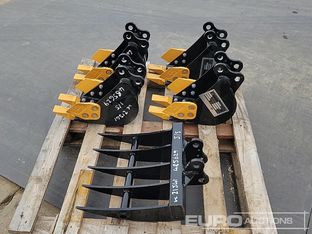 Unused 2025 Machpro 8", 8", 8", 8" Digging Bucket, 16" Rake 25mm Pin to suit Mini Excavator - Skovl: billede 2 Unused 2025 Machpro 8", 8", 8", 8" Digging Bucket, 16" Rake 25mm Pin to suit Mini Excavator - Skovl: billede 2