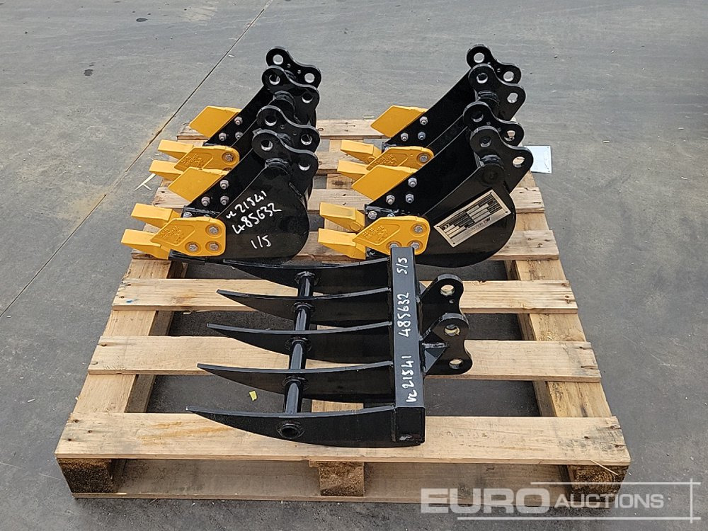 Unused 2025 Machpro 8", 8", 8", 8" Digging Bucket, 16" Rake 25mm Pin to suit Mini Excavator - Skovl: billede 2 Unused 2025 Machpro 8", 8", 8", 8" Digging Bucket, 16" Rake 25mm Pin to suit Mini Excavator - Skovl: billede 2