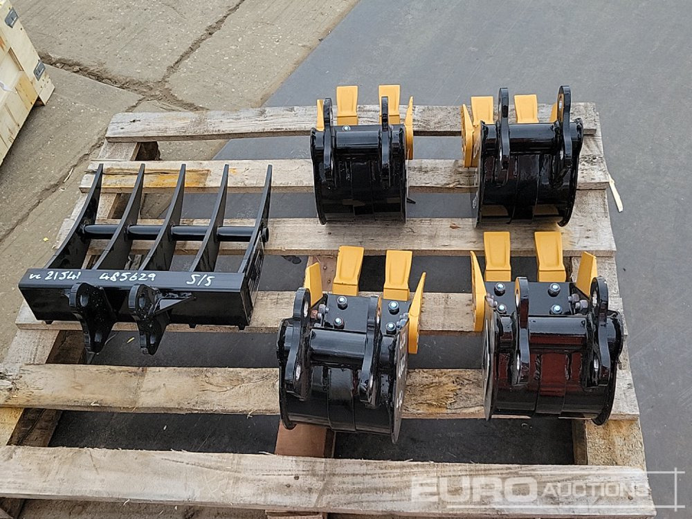 Unused 2025 Machpro 8", 8", 8", 8" Digging Bucket, 16" Rake 25mm Pin to suit Mini Excavator - Skovl: billede 4 Unused 2025 Machpro 8", 8", 8", 8" Digging Bucket, 16" Rake 25mm Pin to suit Mini Excavator - Skovl: billede 4