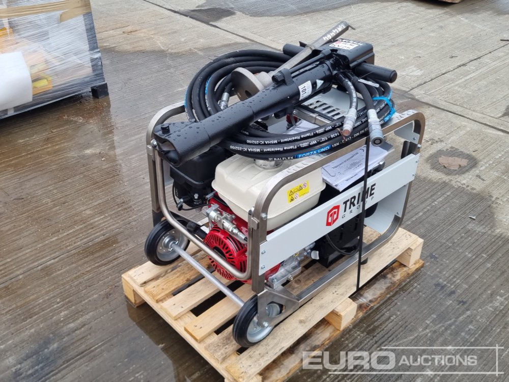 Unused Trime Hydraulic Power Pack, Honda Engine, Hydraulic Hand Held Breaker, Hydraulic Hose, Chisel - Asfaltudlægningmaskine: billede 5 Unused Trime Hydraulic Power Pack, Honda Engine, Hydraulic Hand Held Breaker, Hydraulic Hose, Chisel - Asfaltudlægningmaskine: billede 5