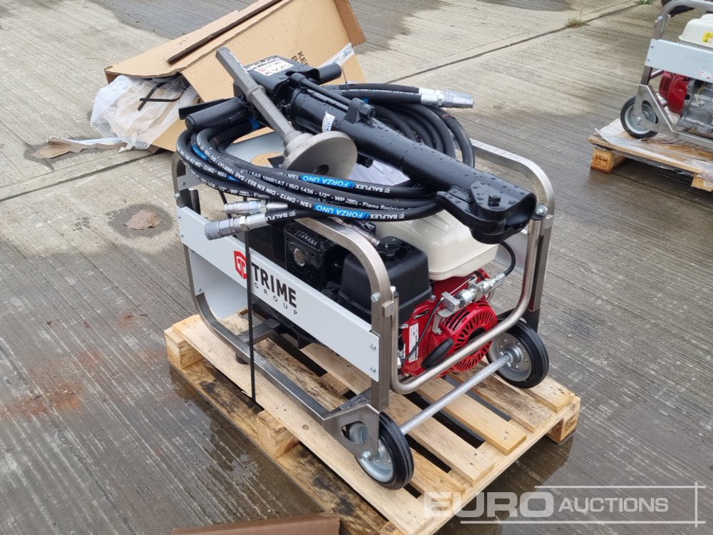 Unused Trime Hydraulic Power Pack, Honda Engine, Hydraulic Hand Held Breaker, Hydraulic Hose, Chisel - Asfaltudlægningmaskine: billede 3 Unused Trime Hydraulic Power Pack, Honda Engine, Hydraulic Hand Held Breaker, Hydraulic Hose, Chisel - Asfaltudlægningmaskine: billede 3
