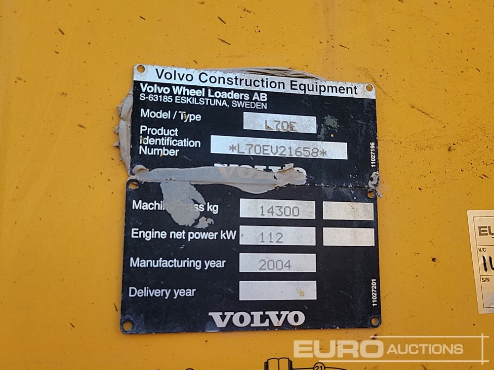 Gummihjulslæsser Volvo L70E: billede 45