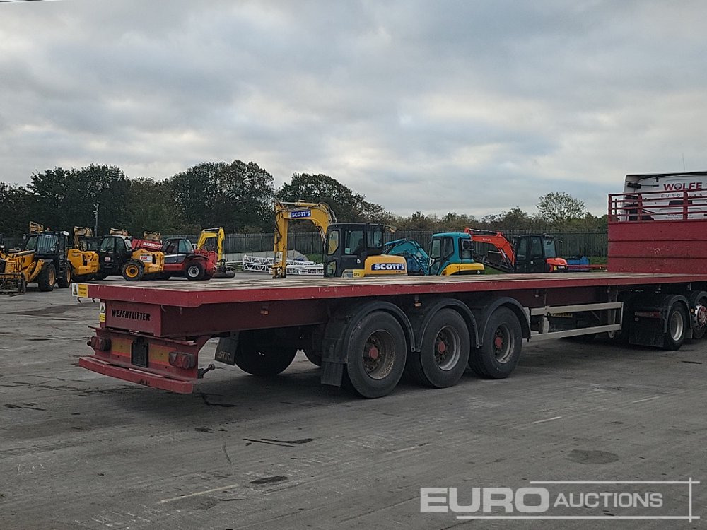 Weightlifter Tri Axle Flatbed Trailer - Åben sættevogn: billede 5 Weightlifter Tri Axle Flatbed Trailer - Åben sættevogn: billede 5