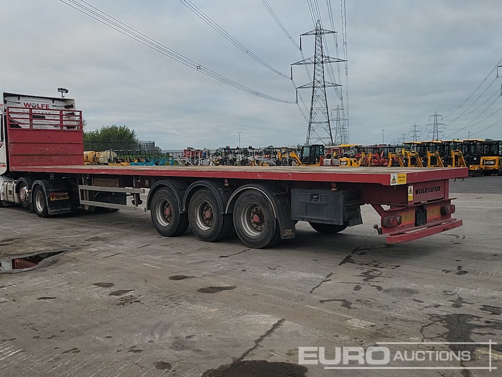 Weightlifter Tri Axle Flatbed Trailer - Åben sættevogn: billede 3 Weightlifter Tri Axle Flatbed Trailer - Åben sættevogn: billede 3
