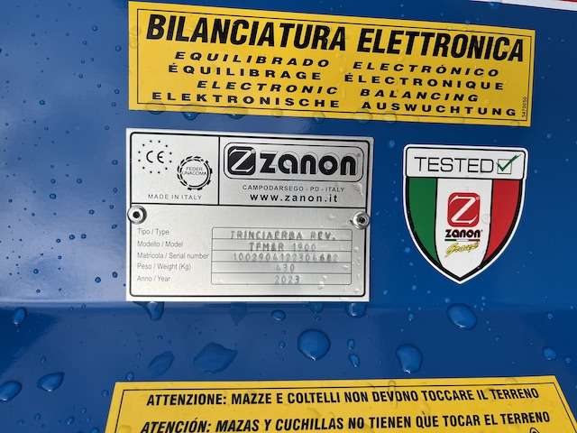 Zanon TFM2R 1900 - Slagleklipper: billede 3 Zanon TFM2R 1900 - Slagleklipper: billede 3