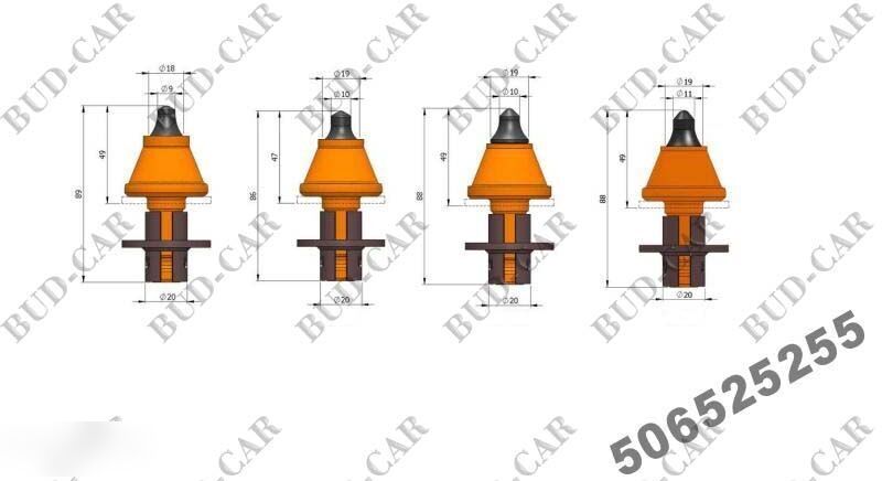 Ny Reservedel for Asfaltfræser New węglikiem spiekanym Rock Combo for asphalt milling machine: billede 16 Ny Reservedel for Asfaltfræser New węglikiem spiekanym Rock Combo for asphalt milling machine: billede 16