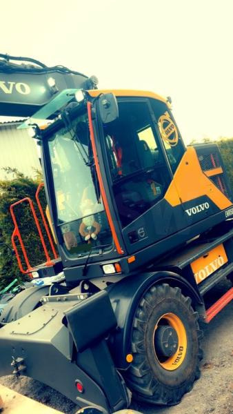 Volvo EWR 150 - Hjulgravemaskine: billede 4 Volvo EWR 150 - Hjulgravemaskine: billede 4