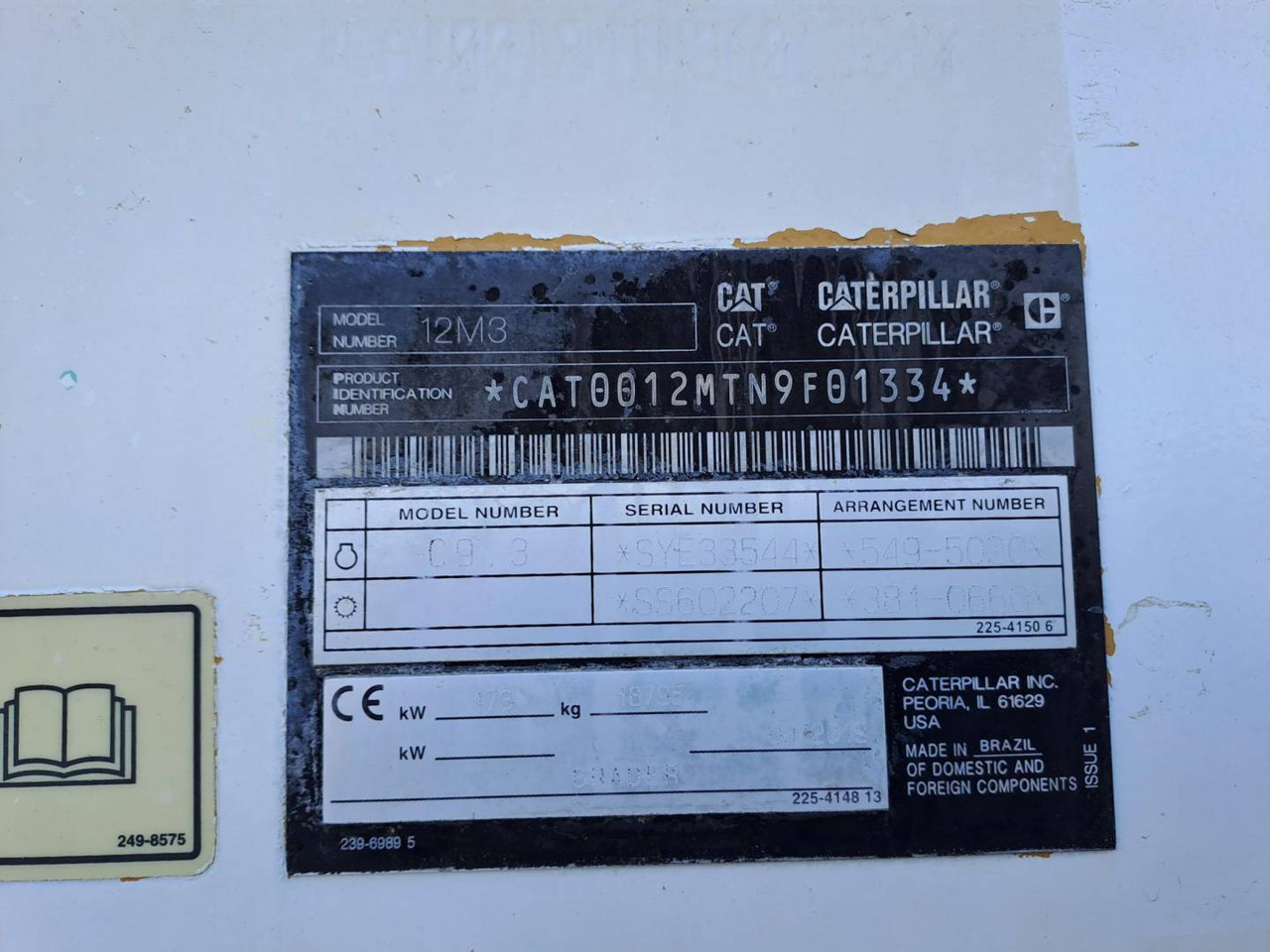CAT 12M3 - Grader: billede 5 CAT 12M3 - Grader: billede 5