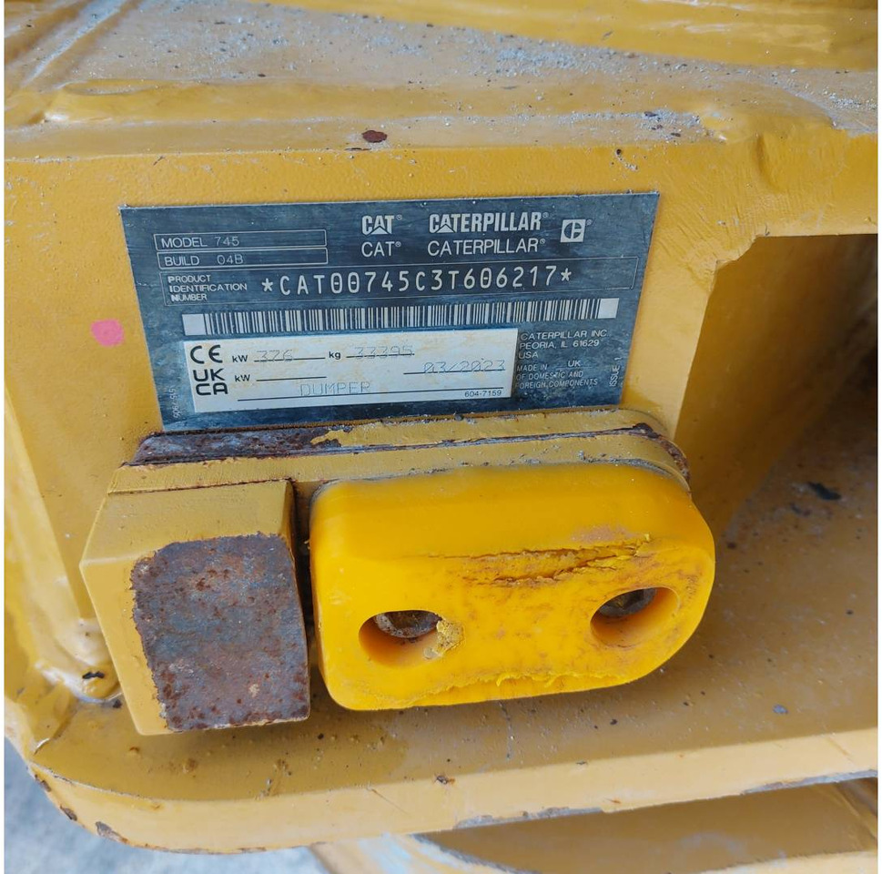 CAT 745 - Knækstyret dumper: billede 5 CAT 745 - Knækstyret dumper: billede 5