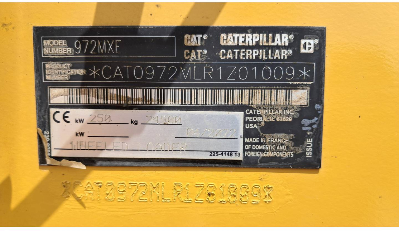 Gummihjulslæsser CAT 972M XE: billede 6