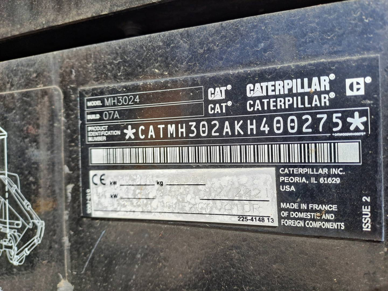 Hjulgravemaskine CAT MH3024: billede 17