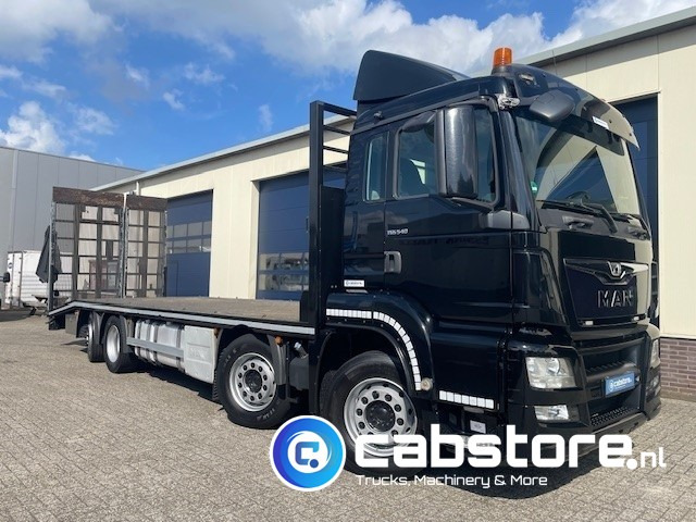 MAN TGS 35.400 8x2-6 BL Euro 6 - 8x2 - Oprijwagen - Machinetransporter - Bouwjaar 2015 - Km 716.197 - Laadvermogen 23.640 Kg !! - Very good condition - Lastbil med lad: billede 1 MAN TGS 35.400 8x2-6 BL Euro 6 - 8x2 - Oprijwagen - Machinetransporter - Bouwjaar 2015 - Km 716.197 - Laadvermogen 23.640 Kg !! - Very good condition - Lastbil med lad: billede 1