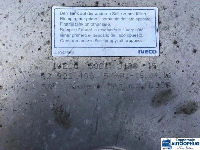 Iveco Brændstoftank Oem No : 58013132015 - Brændstoftank for Lastbil: billede 1 Iveco Brændstoftank Oem No : 58013132015 - Brændstoftank for Lastbil: billede 1