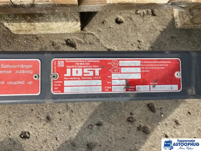 Scania JOST skammel flytbar - Drejeskammel for Lastbil: billede 5 Scania JOST skammel flytbar - Drejeskammel for Lastbil: billede 5