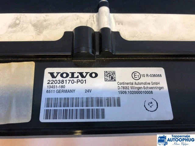 Volvo FH4/FM4 Instrument / Dashboard OEM 22038170 / 21589170 - Elektrisk system for Lastbil: billede 1 Volvo FH4/FM4 Instrument / Dashboard OEM 22038170 / 21589170 - Elektrisk system for Lastbil: billede 1