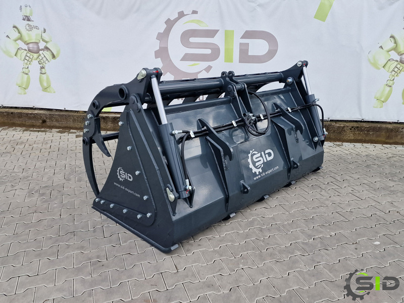 SID GREIFSCHAUFEL XXL GEBRANNTE ZINKEN / BMS Godet Crocodile / Grab bucket crocodile 2,2 - Grabskovl for Læsseskovl: billede 5 SID GREIFSCHAUFEL XXL GEBRANNTE ZINKEN / BMS Godet Crocodile / Grab bucket crocodile 2,2 - Grabskovl for Læsseskovl: billede 5