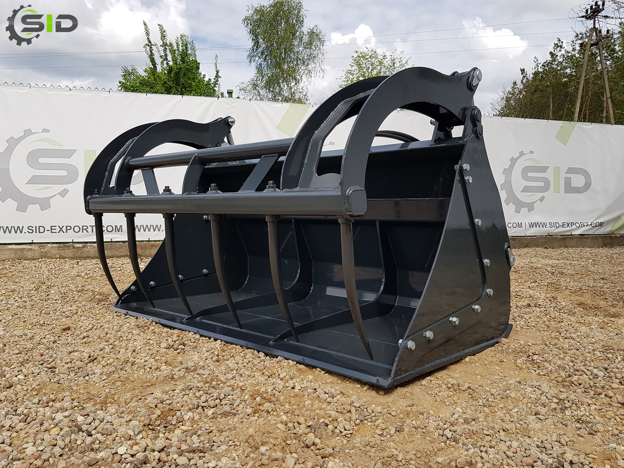SID KROKODILSCHAUFEL GESCHMIEDETE ZINKEN XXL / Crocodile grab bucket forged tines XXL 1,8 m SID - Udstyr til ensilage: billede 3 SID KROKODILSCHAUFEL GESCHMIEDETE ZINKEN XXL / Crocodile grab bucket forged tines XXL 1,8 m SID - Udstyr til ensilage: billede 3