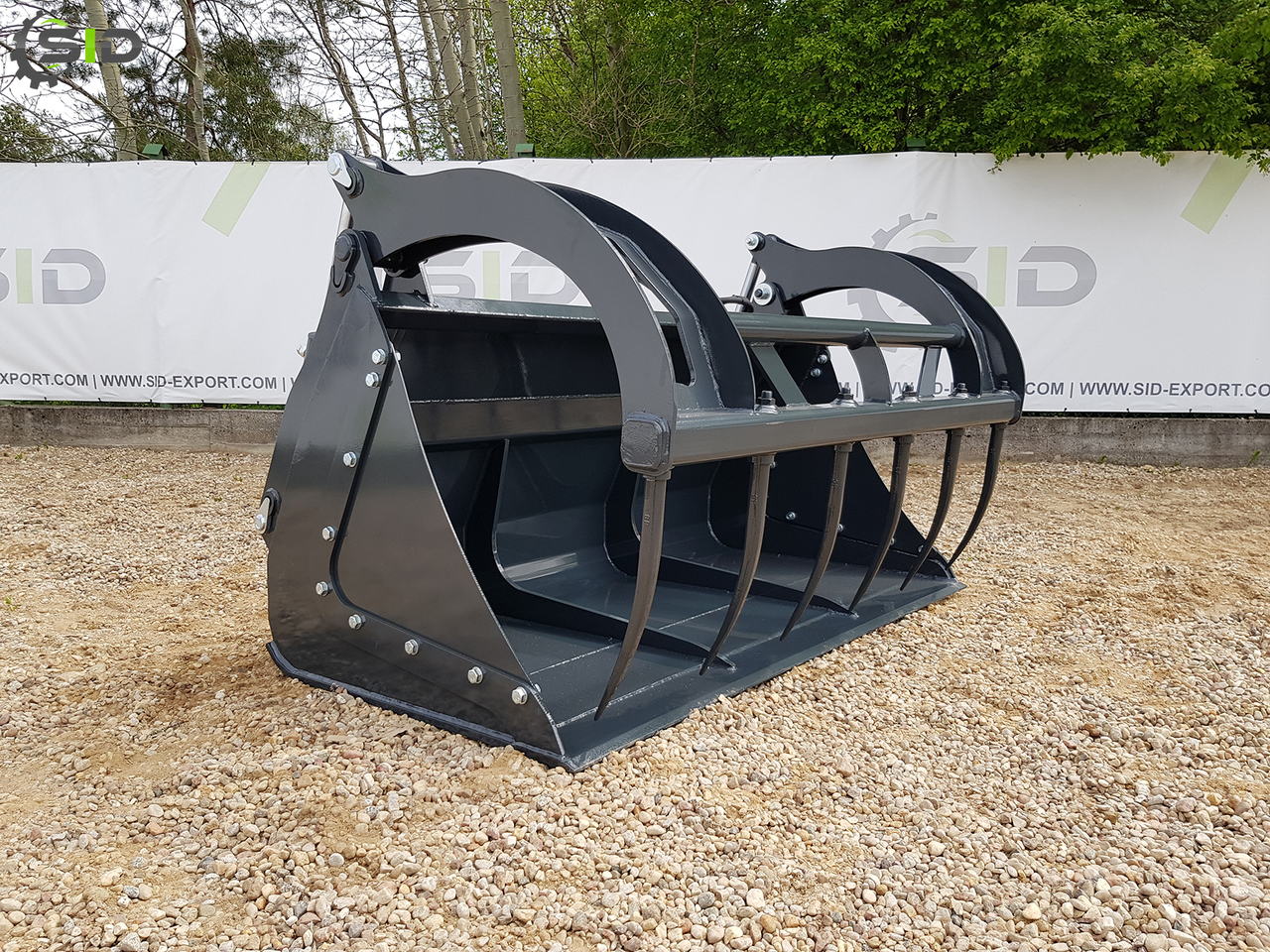 SID KROKODILSCHAUFEL GESCHMIEDETE ZINKEN XXL / Crocodile grab bucket forged tines XXL 1,8 m SID - Udstyr til ensilage: billede 1 SID KROKODILSCHAUFEL GESCHMIEDETE ZINKEN XXL / Crocodile grab bucket forged tines XXL 1,8 m SID - Udstyr til ensilage: billede 1