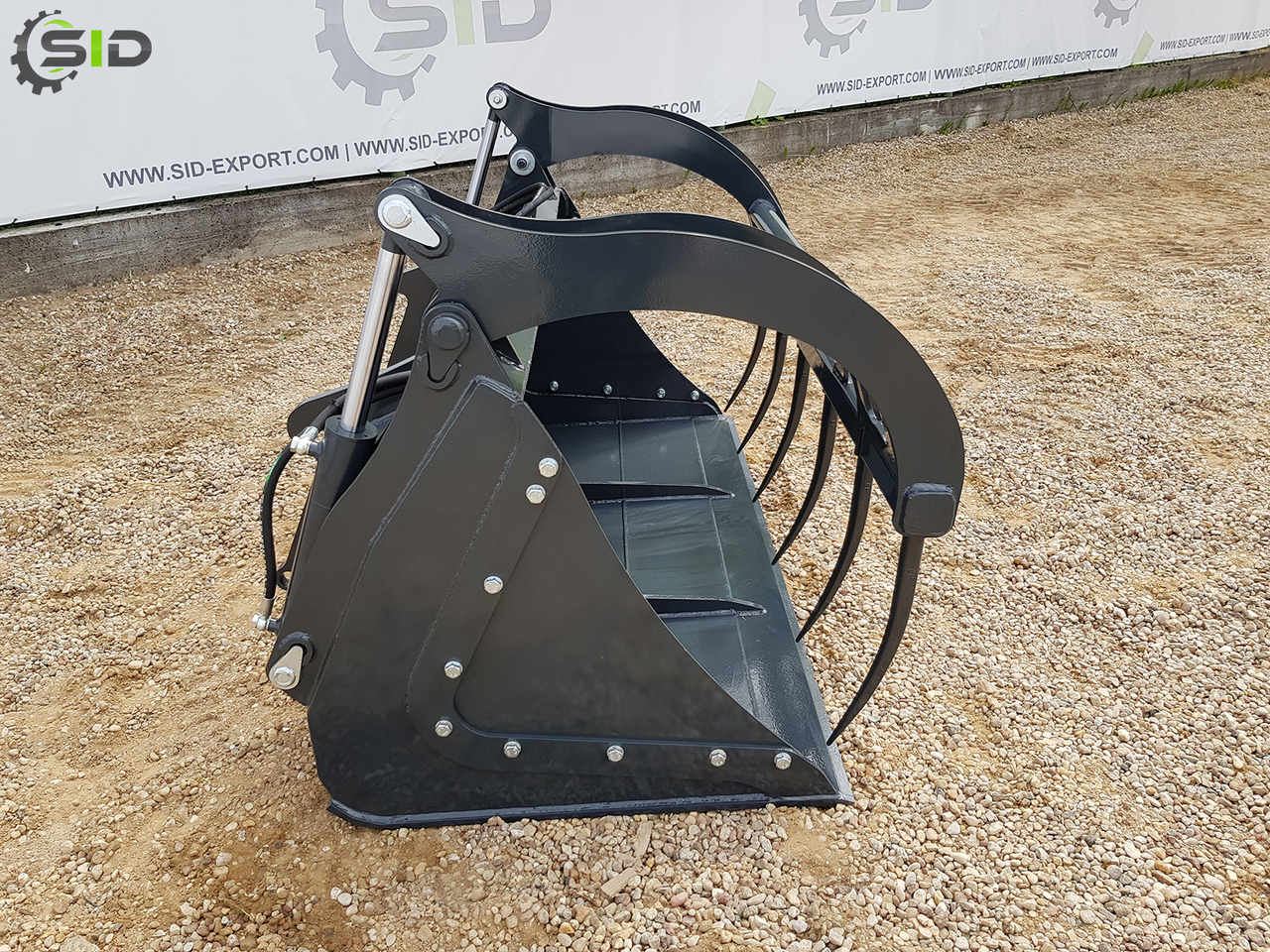 SID KROKODILSCHAUFEL GESCHMIEDETE ZINKEN XXL / Crocodile grab bucket forged tines XXL 1,8 m SID - Udstyr til ensilage: billede 4 SID KROKODILSCHAUFEL GESCHMIEDETE ZINKEN XXL / Crocodile grab bucket forged tines XXL 1,8 m SID - Udstyr til ensilage: billede 4