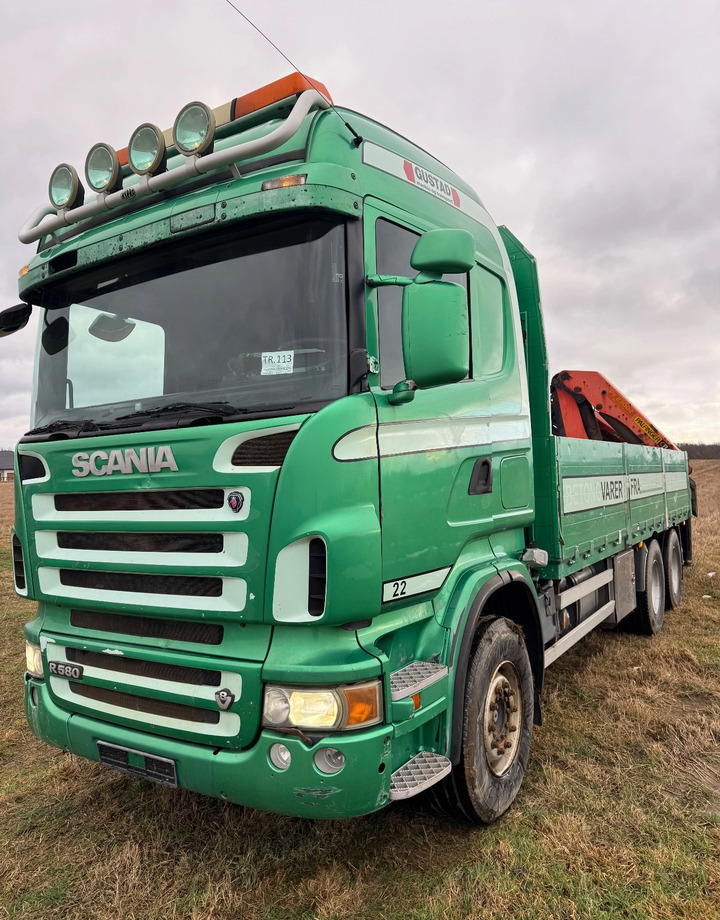 SCANIA R580 V8 6X4 Palfinger PK 23002 rotator - Lastbil med kran: billede 1 SCANIA R580 V8 6X4 Palfinger PK 23002 rotator - Lastbil med kran: billede 1