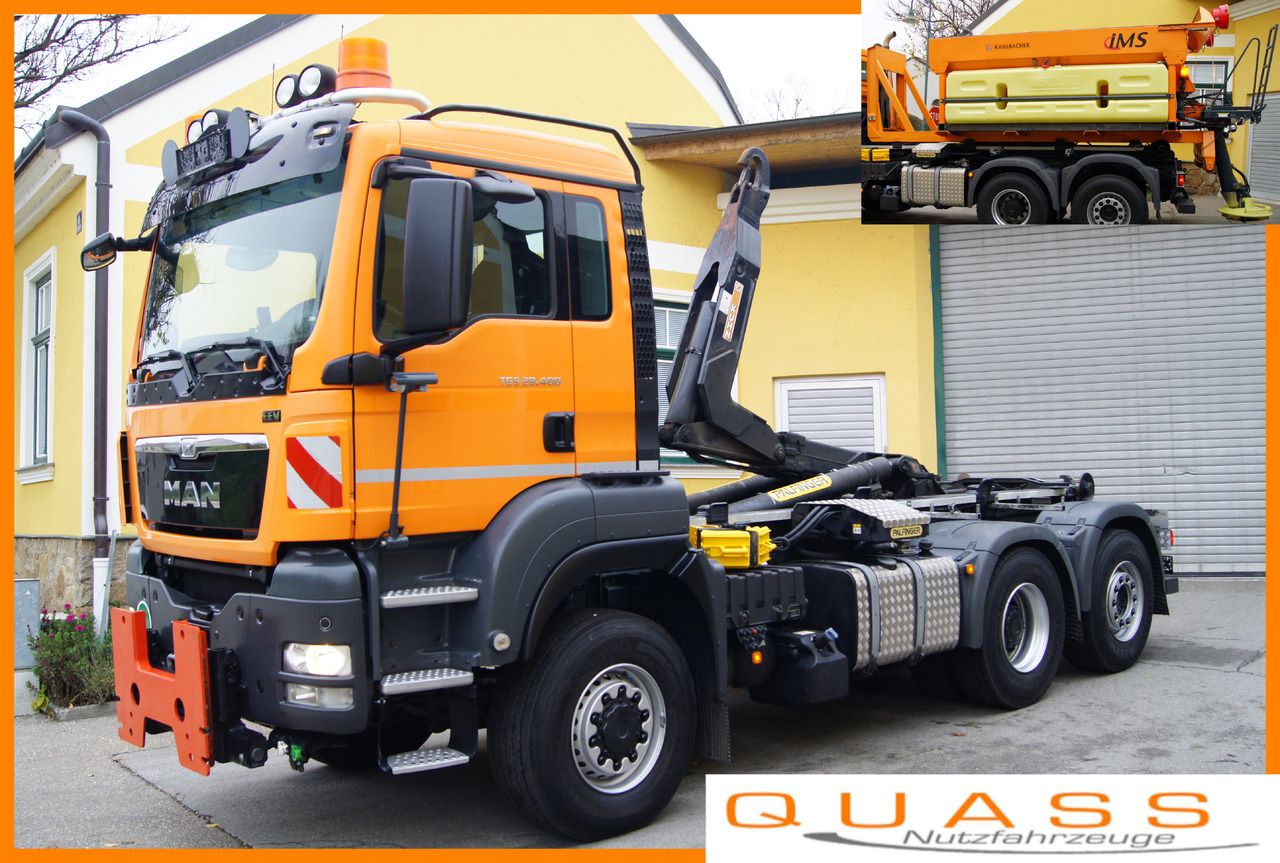 MAN TGS 28.400 BL 6x4-4/TÜV/PALIFT/Winterdienst/Salzstreuer/Streuer/Schneepflug - Lastbil kroghejs: billede 1 MAN TGS 28.400 BL 6x4-4/TÜV/PALIFT/Winterdienst/Salzstreuer/Streuer/Schneepflug - Lastbil kroghejs: billede 1