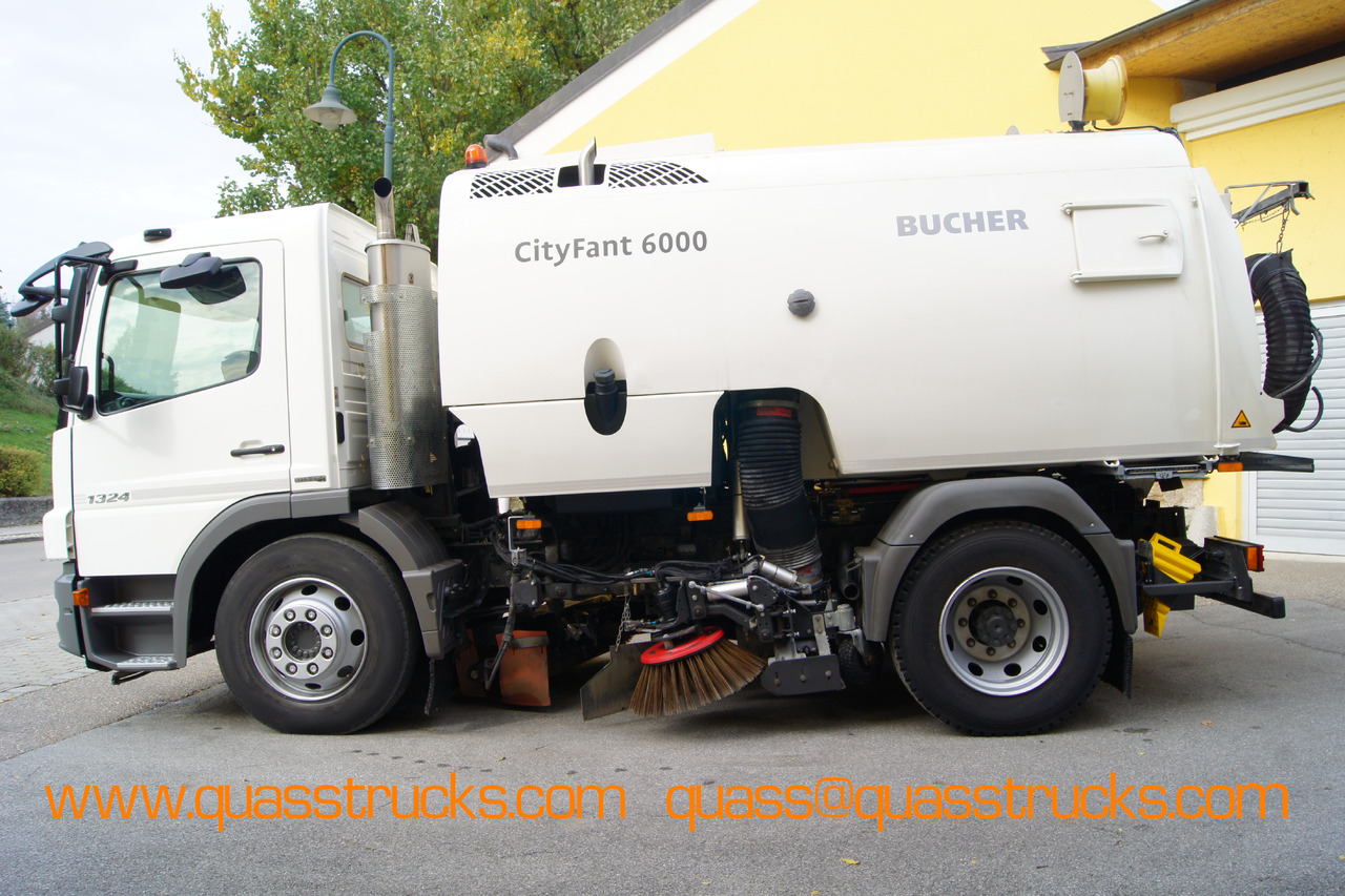 MERCEDES-BENZ ATEGO 1324 / BUCHER CityFant 6000 TWIN, beidseitig + Heck, Aufbaumotor - Fejebil: billede 3 MERCEDES-BENZ ATEGO 1324 / BUCHER CityFant 6000 TWIN, beidseitig + Heck, Aufbaumotor - Fejebil: billede 3