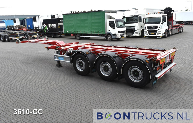 D-Tec FLEXITRAILER | 2x20-30-40-45ft HC * 2x LIFT AXLE * 2x EXTENDABLE * DISC BRAKES - Containerbil/ Veksellad sættevogn: billede 3 D-Tec FLEXITRAILER | 2x20-30-40-45ft HC * 2x LIFT AXLE * 2x EXTENDABLE * DISC BRAKES - Containerbil/ Veksellad sættevogn: billede 3