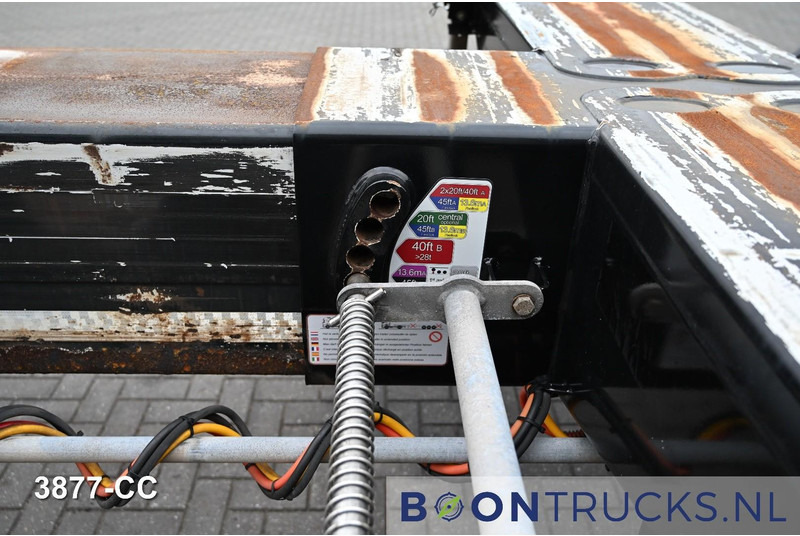 Containerbil/ Veksellad sættevogn D-Tec FLEXITRAILER LS | 2x20-30-40-45ft HC * 2x LIFT AXLE * BPW / DISC * 2x EXTENDABLE: billede 10
