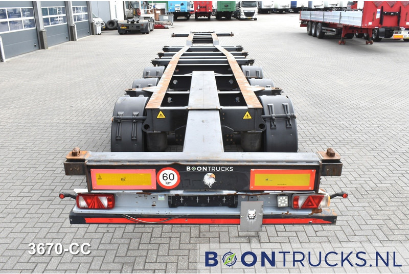 Containerbil/ Veksellad sættevogn Kögel PORT 40 SIMPLEX 20 | 2x20-30-40ft HC * LIFT AXLE * SAF / DISC * EXTENDABLE REAR * MOT 02-2026: billede 7