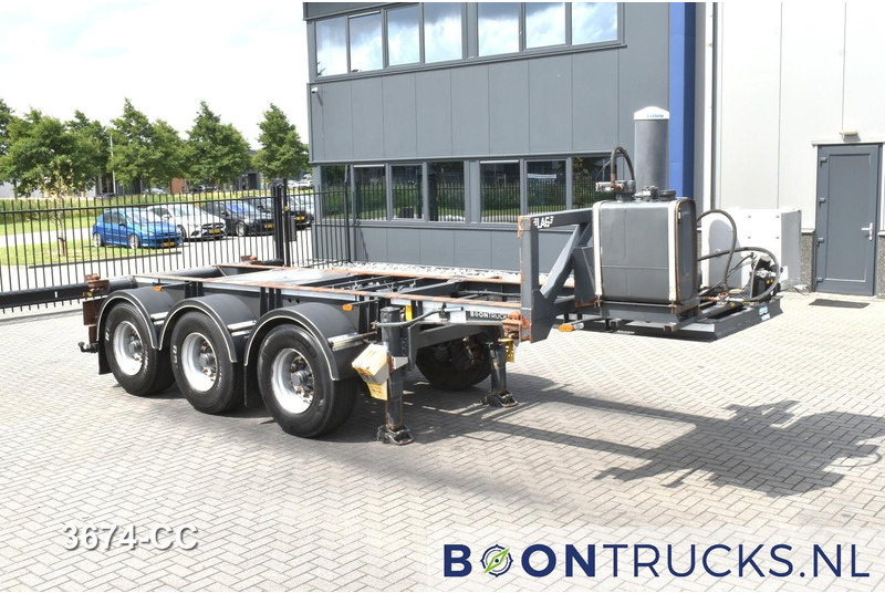 LAG O-3-CC A9 | 20ft TIPPING CHASSIS * 24v SELF SUPPORT * LIFT AXLE * BPW / DISC - Containerbil/ Veksellad sættevogn: billede 4 LAG O-3-CC A9 | 20ft TIPPING CHASSIS * 24v SELF SUPPORT * LIFT AXLE * BPW / DISC - Containerbil/ Veksellad sættevogn: billede 4