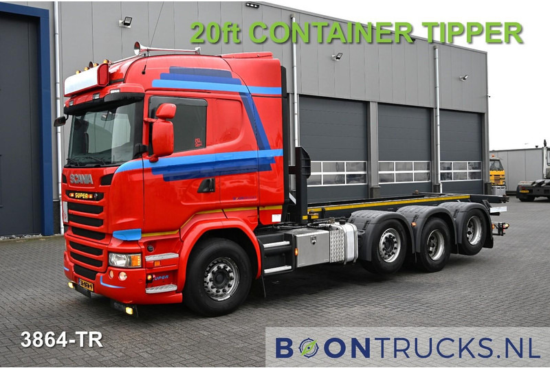 Scania R450 8x2 | EURO6 * CONTAINER TRANSPORT * 20ft TIPPING * NL TRUCK * APK 02-2026 - Containerbil/ Veksellad lastbil: billede 1 Scania R450 8x2 | EURO6 * CONTAINER TRANSPORT * 20ft TIPPING * NL TRUCK * APK 02-2026 - Containerbil/ Veksellad lastbil: billede 1