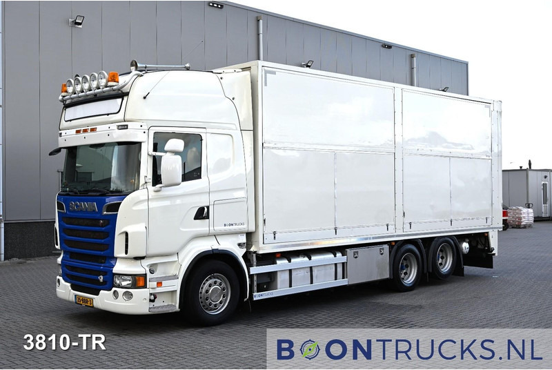 Scania R500 V8 6x2 | EURO5 * FULL AIR * RETARDER * POULTRY * NL TRUCK * APK 05-2026 - Veetransport lastbil: billede 1 Scania R500 V8 6x2 | EURO5 * FULL AIR * RETARDER * POULTRY * NL TRUCK * APK 05-2026 - Veetransport lastbil: billede 1