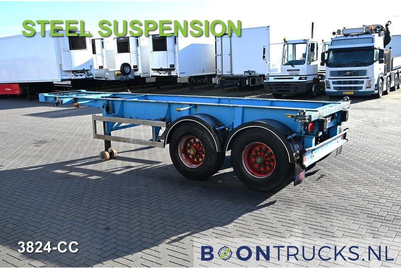 Schweriner Nutzfahrzeuge CS 20 CHASSIS | 20 ft * STEEL SUSPENSION * BPW/DRUM * 9x AVAILABLE - Containerbil/ Veksellad sættevogn: billede 2 Schweriner Nutzfahrzeuge CS 20 CHASSIS | 20 ft * STEEL SUSPENSION * BPW/DRUM * 9x AVAILABLE - Containerbil/ Veksellad sættevogn: billede 2