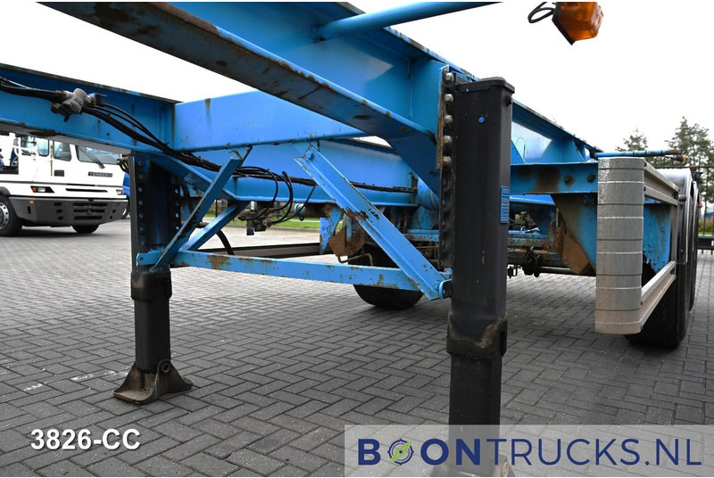 Containerbil/ Veksellad sættevogn Schweriner Nutzfahrzeuge CS 20 CHASSIS | 20ft * STEEL SUSPENSION * BPW / DRUM * 9x AVAILABLE: billede 7