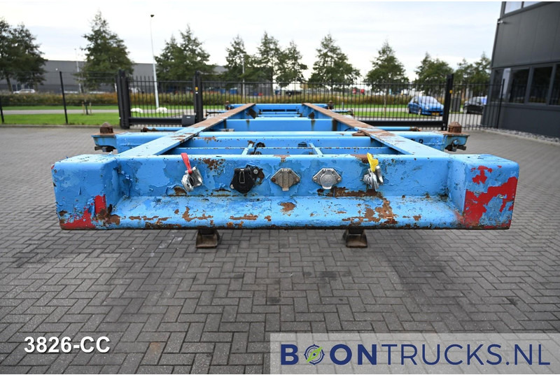 Containerbil/ Veksellad sættevogn Schweriner Nutzfahrzeuge CS 20 CHASSIS | 20ft * STEEL SUSPENSION * BPW / DRUM * 9x AVAILABLE: billede 6