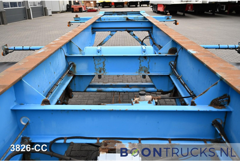 Containerbil/ Veksellad sættevogn Schweriner Nutzfahrzeuge CS 20 CHASSIS | 20ft * STEEL SUSPENSION * BPW / DRUM * 9x AVAILABLE: billede 10