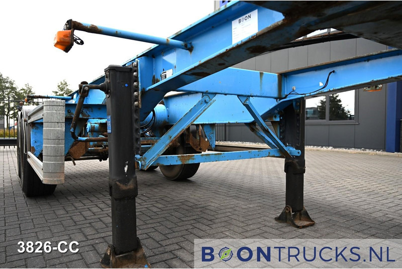 Containerbil/ Veksellad sættevogn Schweriner Nutzfahrzeuge CS 20 CHASSIS | 20ft * STEEL SUSPENSION * BPW / DRUM * 9x AVAILABLE: billede 8