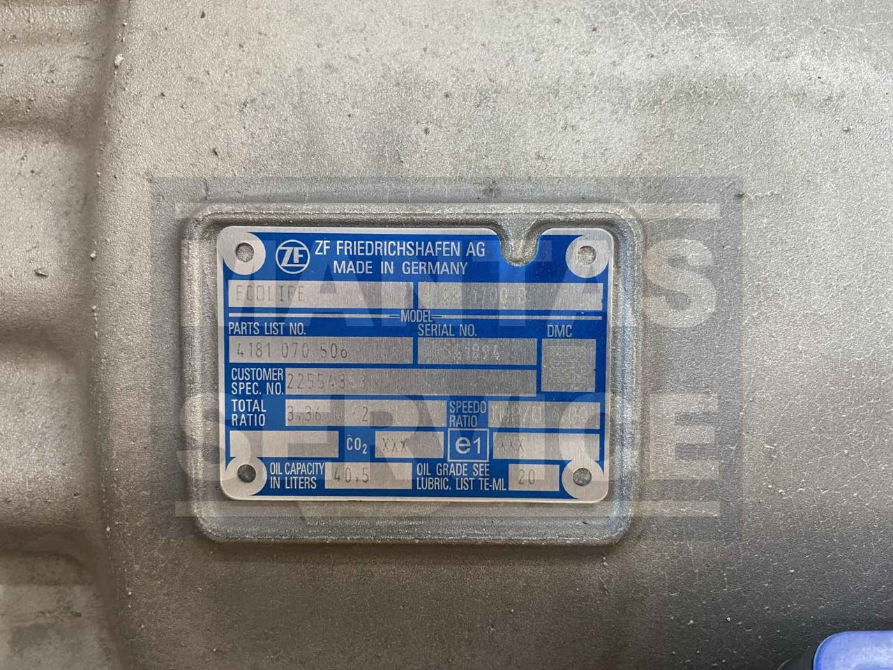 VOLVO TRANSMISSION 22554853 - Gearkasse for Lastbil: billede 2 VOLVO TRANSMISSION 22554853 - Gearkasse for Lastbil: billede 2