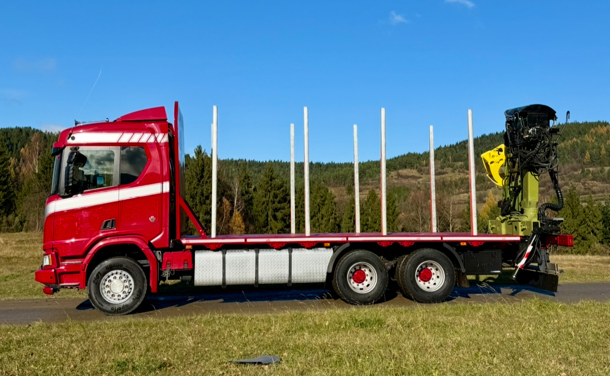 SCANIA R520 XT - Tømmerbil, Lastbil med kran: billede 3 SCANIA R520 XT - Tømmerbil, Lastbil med kran: billede 3