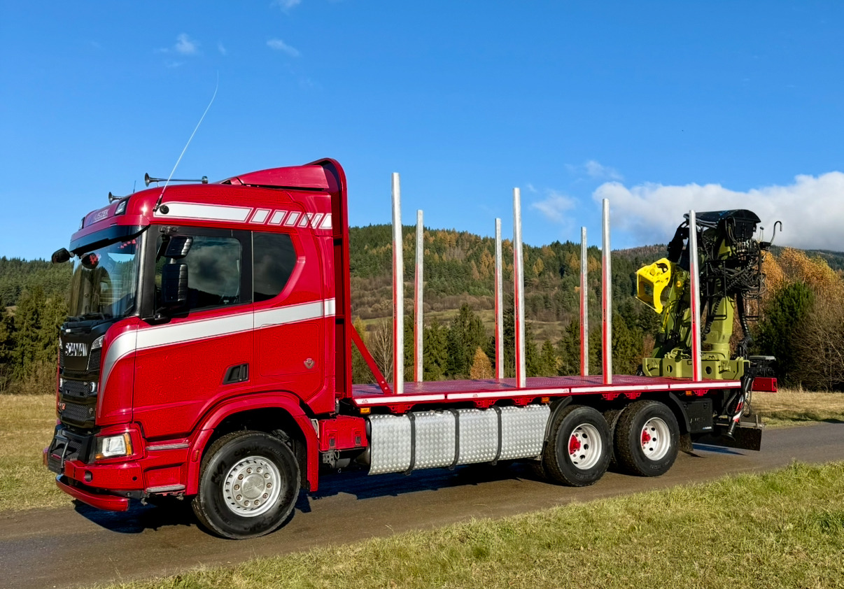 SCANIA R520 XT - Tømmerbil, Lastbil med kran: billede 2 SCANIA R520 XT - Tømmerbil, Lastbil med kran: billede 2