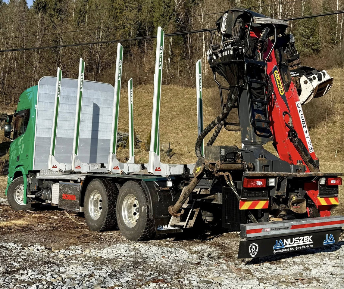 SCANIA R580 - Tømmerbil, Lastbil med kran: billede 4 SCANIA R580 - Tømmerbil, Lastbil med kran: billede 4