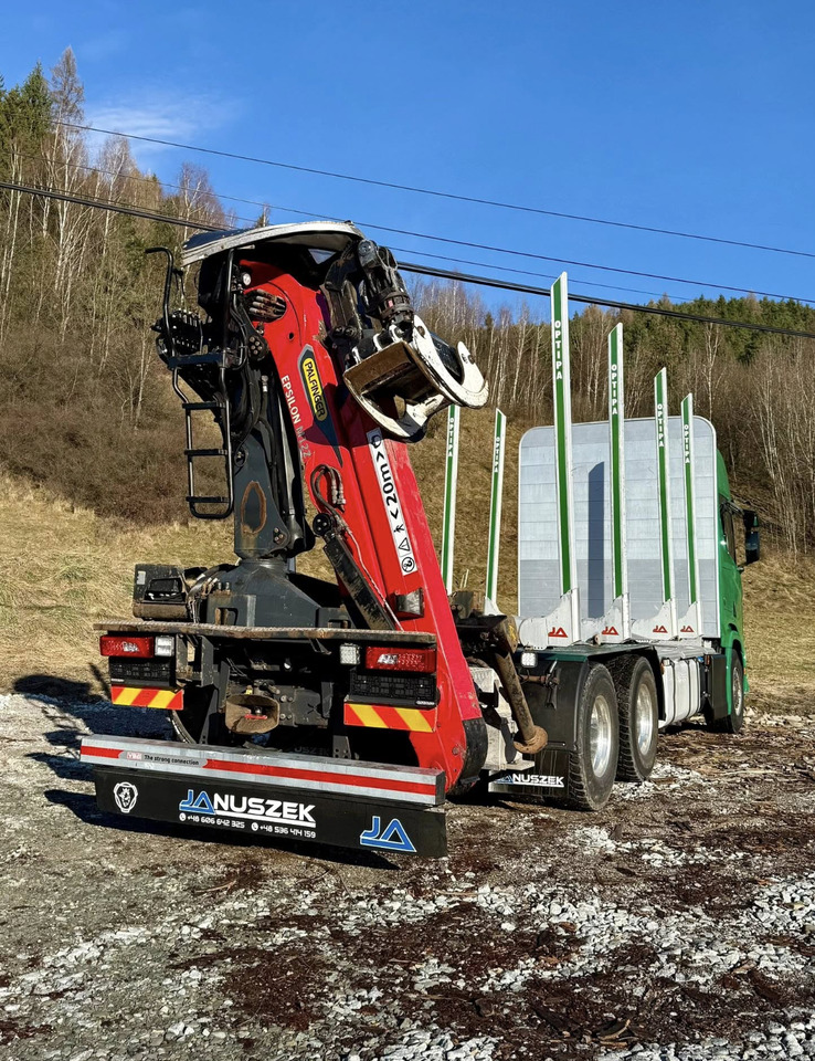 Tømmerbil, Lastbil med kran til transportering træ SCANIA R580: billede 6 Tømmerbil, Lastbil med kran til transportering træ SCANIA R580: billede 6