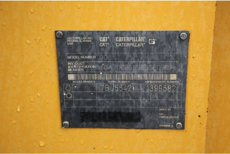 Gummihjulslæsser Caterpillar 908: billede 14 Gummihjulslæsser Caterpillar 908: billede 14