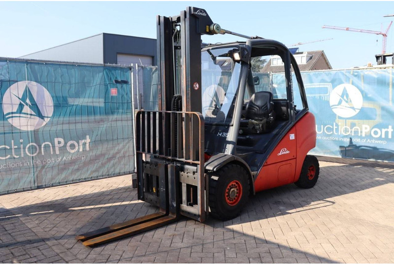 Diesel gaffeltruck Linde H35D: billede 8