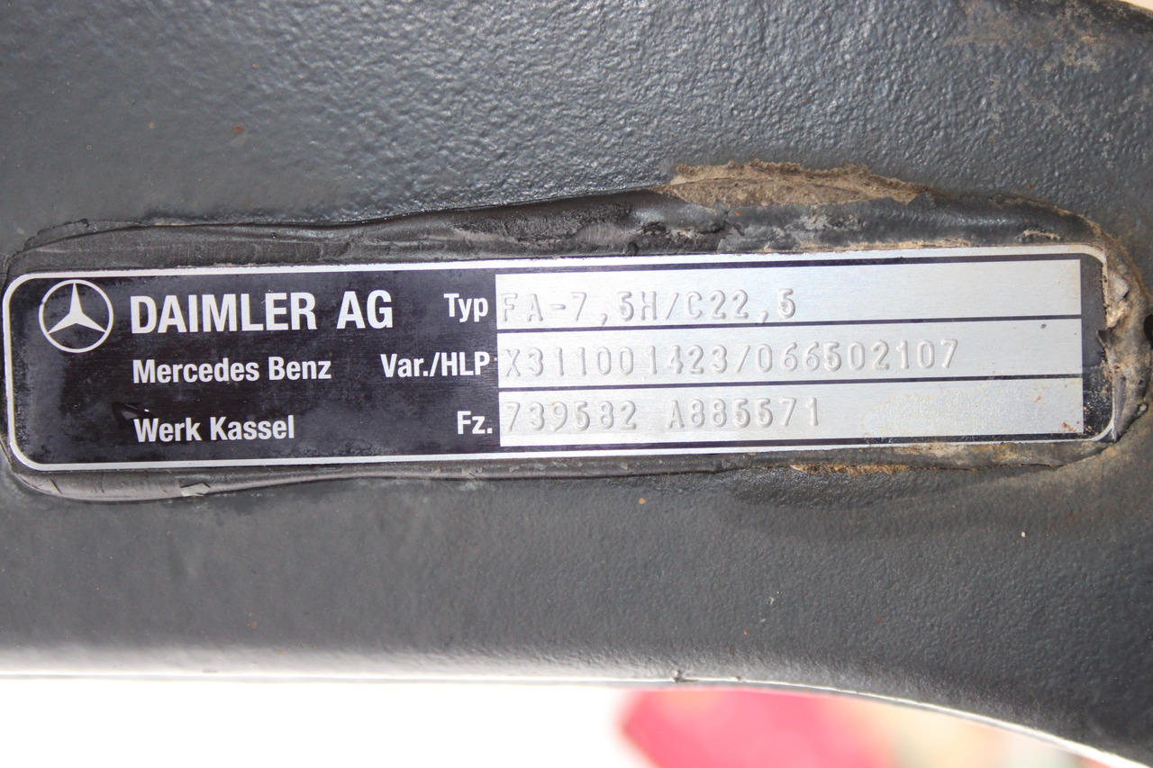 AXA FATA MERCEDES ACTROS HYDRODRIVE FA-7,5H-C22,5 A9603311701, X311001423, A9605530104 - Foraksel for Lastbil: billede 3 AXA FATA MERCEDES ACTROS HYDRODRIVE FA-7,5H-C22,5 A9603311701, X311001423, A9605530104 - Foraksel for Lastbil: billede 3