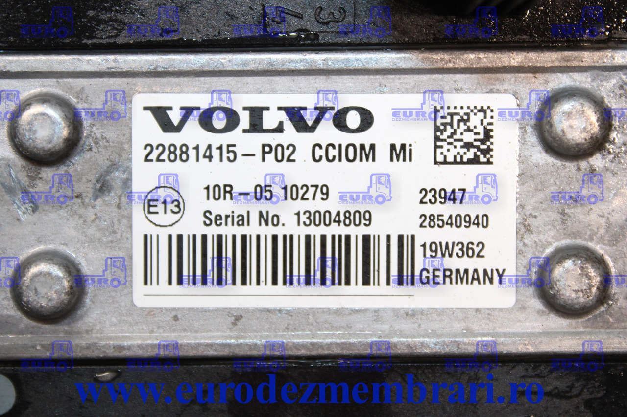 CALCULATOR CCIOM VOLVO FH4 22881415 22053759 22481330 22481332 22881416 - Kontrol blok for Lastbil: billede 2 CALCULATOR CCIOM VOLVO FH4 22881415 22053759 22481330 22481332 22881416 - Kontrol blok for Lastbil: billede 2