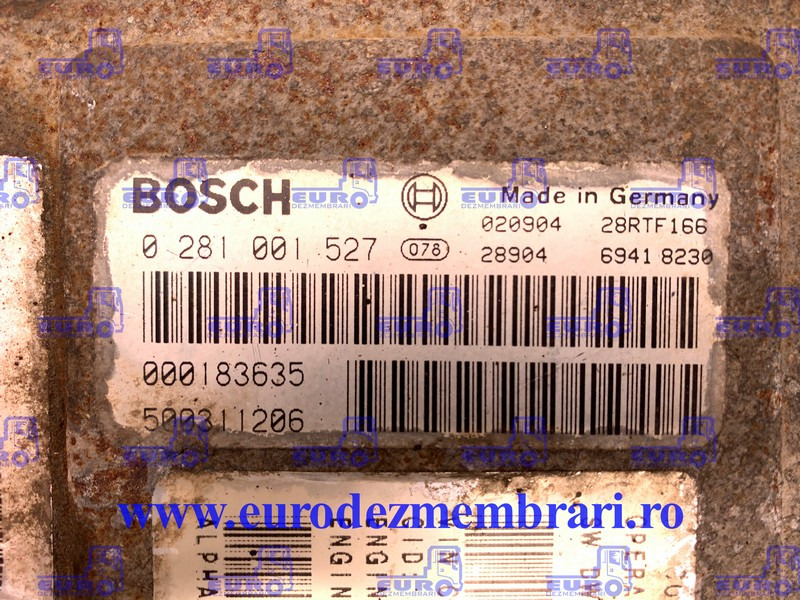 CALCULATOR MOTOR IVECO CURSOR 10 E3 500311206 - Kontrol blok for Lastbil: billede 2 CALCULATOR MOTOR IVECO CURSOR 10 E3 500311206 - Kontrol blok for Lastbil: billede 2