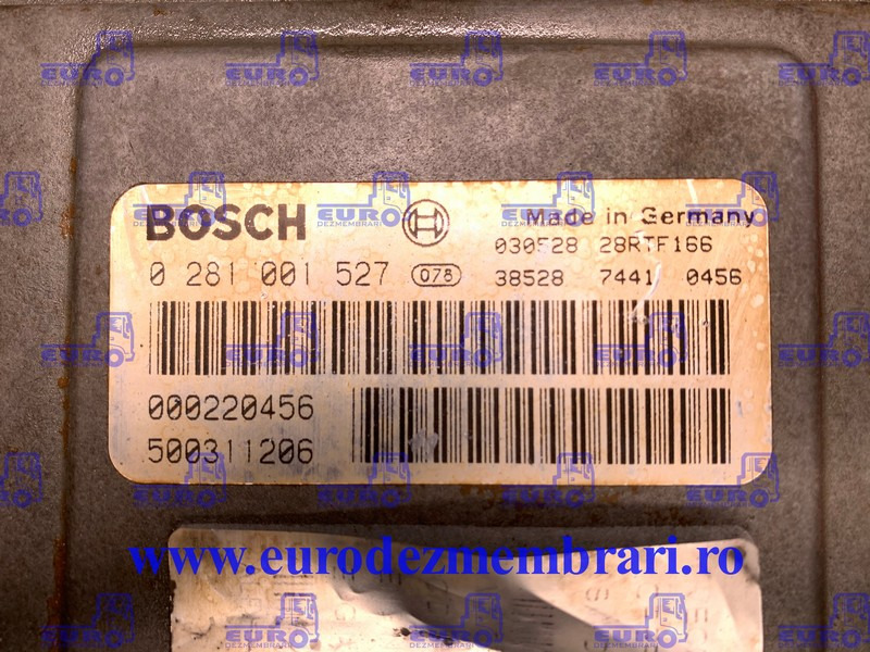 CALCULATOR MOTOR IVECO CURSOR 8 E3 500311206, 0281001527 - Kontrol blok for Lastbil: billede 2 CALCULATOR MOTOR IVECO CURSOR 8 E3 500311206, 0281001527 - Kontrol blok for Lastbil: billede 2