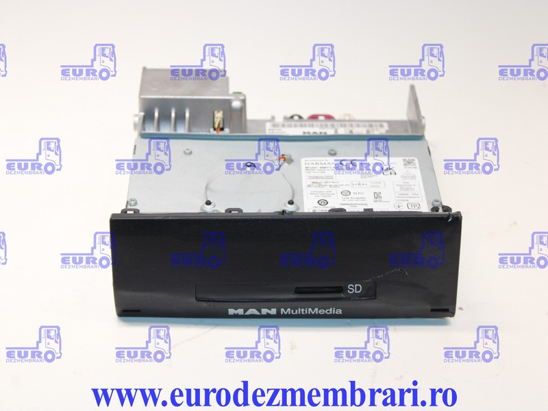 CALCULATOR UNITATE MULTIMEDIA MMTA3 MAN TGX TG3 81.28100.6085 - Kontrol blok for Lastbil: billede 1 CALCULATOR UNITATE MULTIMEDIA MMTA3 MAN TGX TG3 81.28100.6085 - Kontrol blok for Lastbil: billede 1
