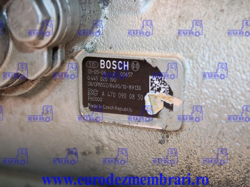 POMPA INALTA PRESIUNE MERCEDES ACTROS MP4 A4700900850, A4700902150 - Brændstofpumpe for Lastbil: billede 3 POMPA INALTA PRESIUNE MERCEDES ACTROS MP4 A4700900850, A4700902150 - Brændstofpumpe for Lastbil: billede 3